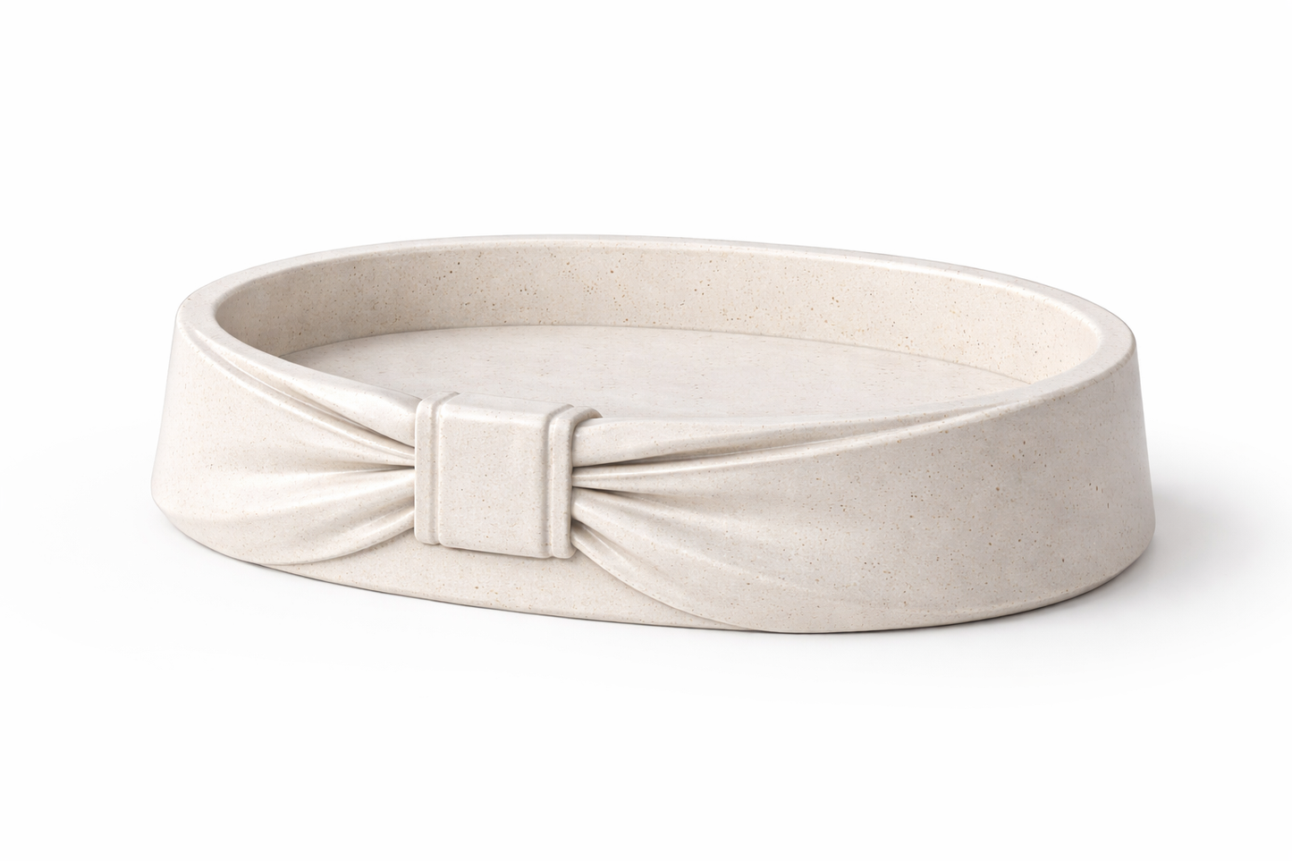 Elegant Round Bow Tray Mold 15 cm