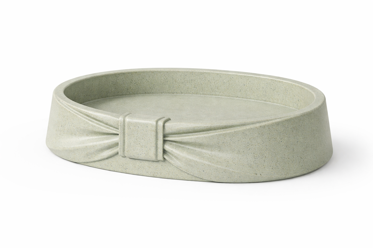 Elegant Round Bow Tray Mold 15 cm
