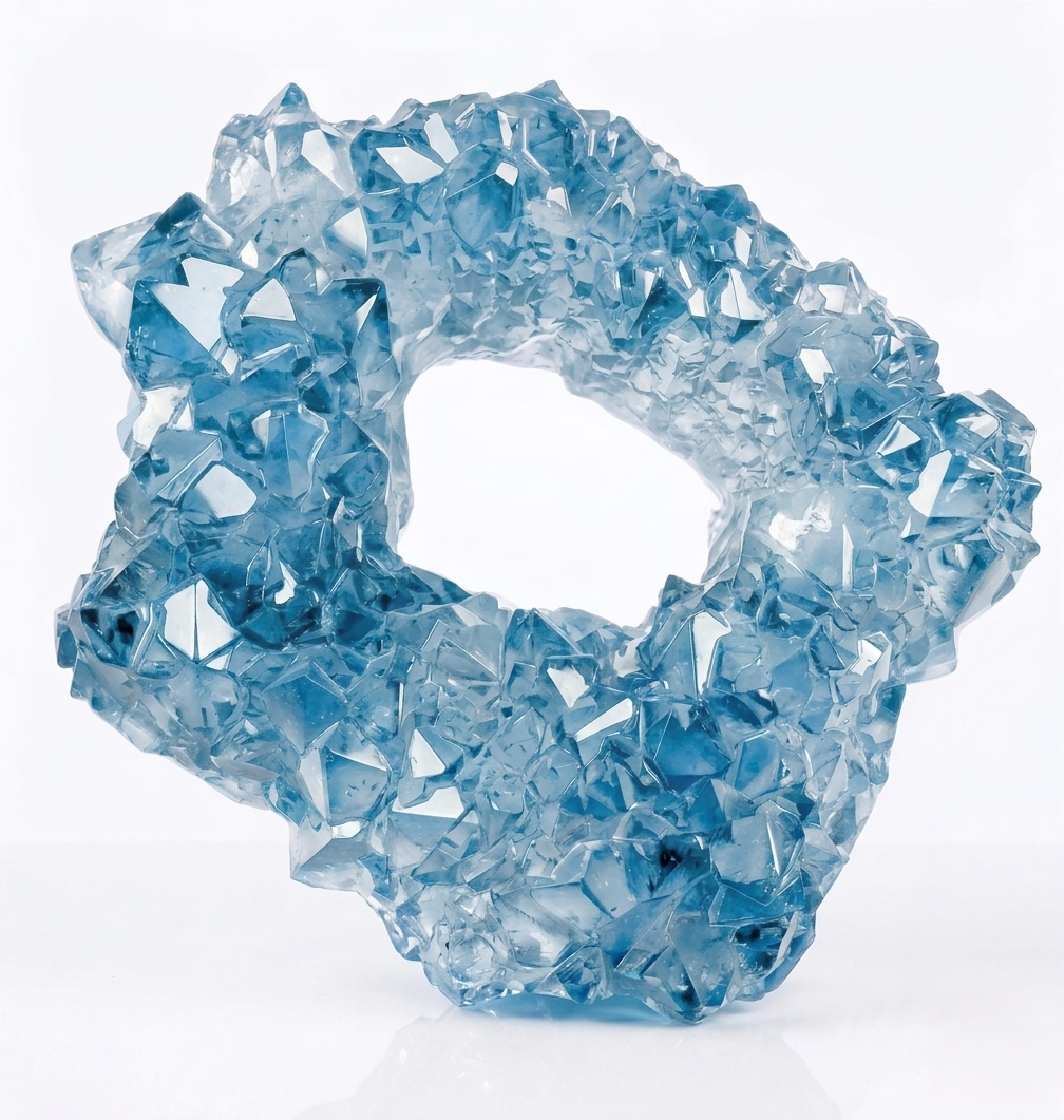 Extra Large Crystal Cluster Design with 3 Bonus Crystals