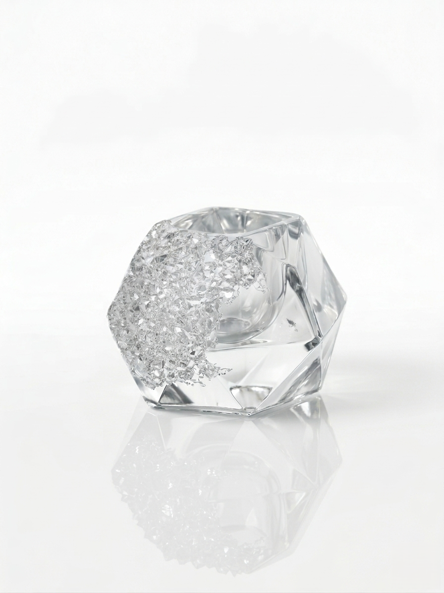 Faceted Sphere Mold - Resin Casting DIY Crafts for Candles and Soap