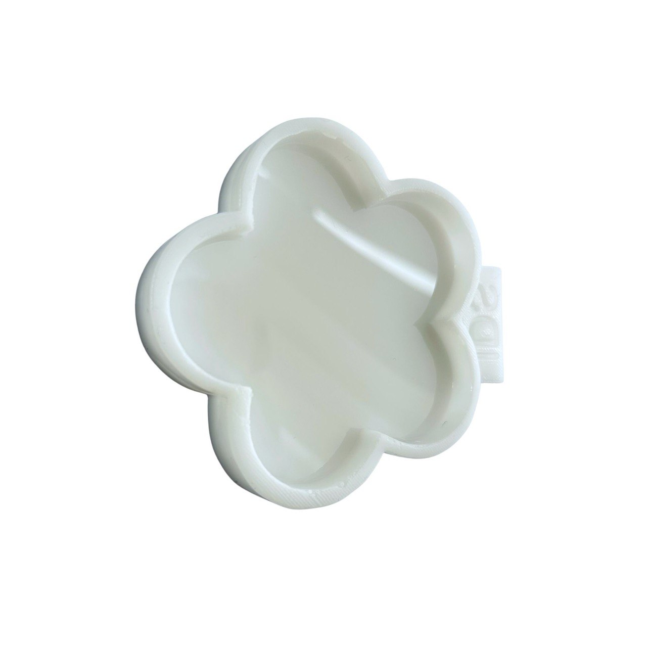 Floral Silicone Mold for Coasters Glossy Finish 9.5 cm