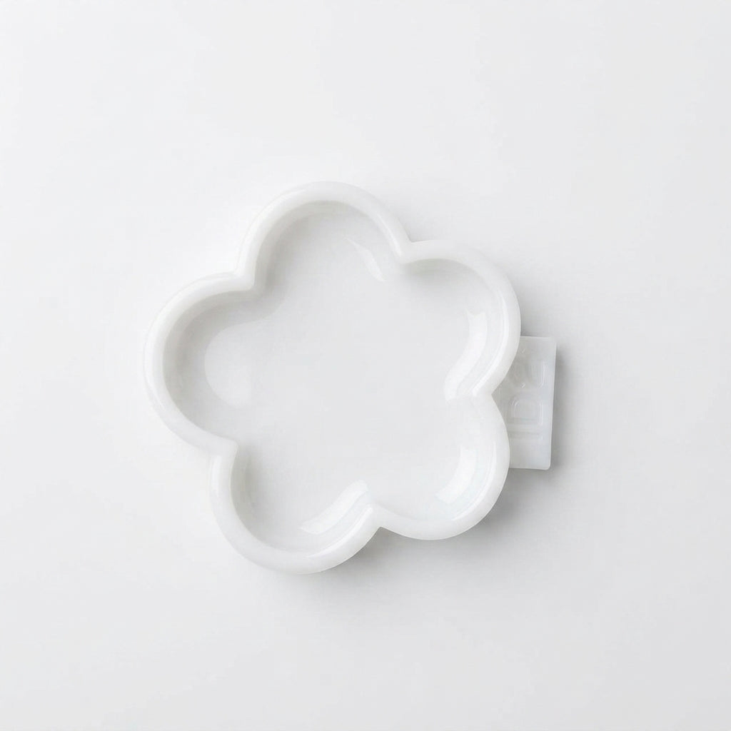 Floral Silicone Mold for Coasters Glossy Finish 9.5 cm