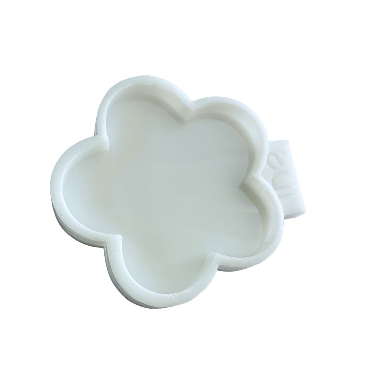 Floral Silicone Mold for Coasters Glossy Finish 9.5 cm