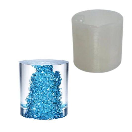 Crystal Geode Silicone Mold for Candles,Soap and Resin - Diamonds Gems Amethyst Quartz