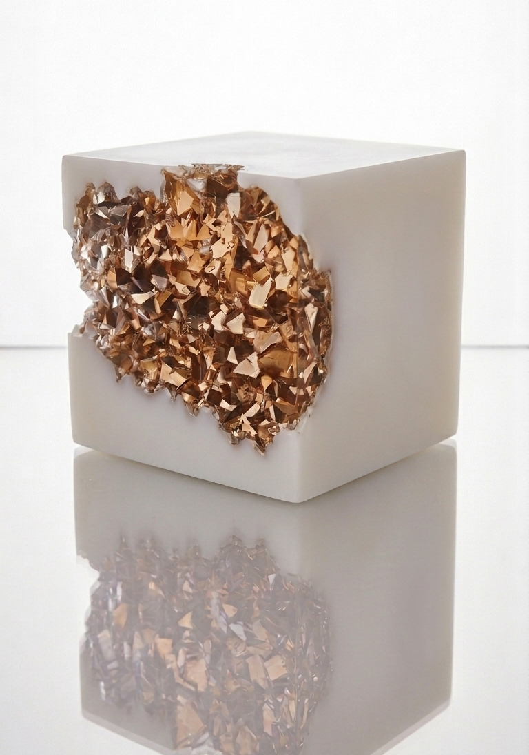 Geode Cube Silicone Mold | Druzy Crystal