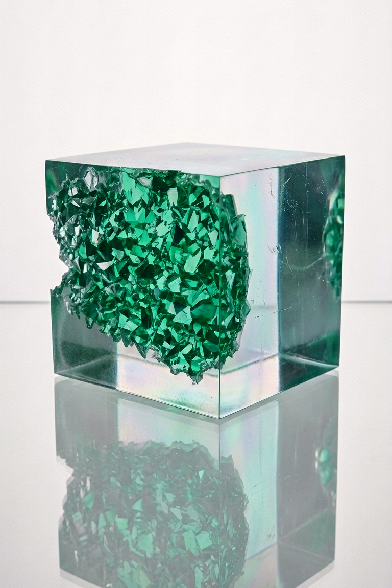 Geode Cube Silicone Mold | Druzy Crystal