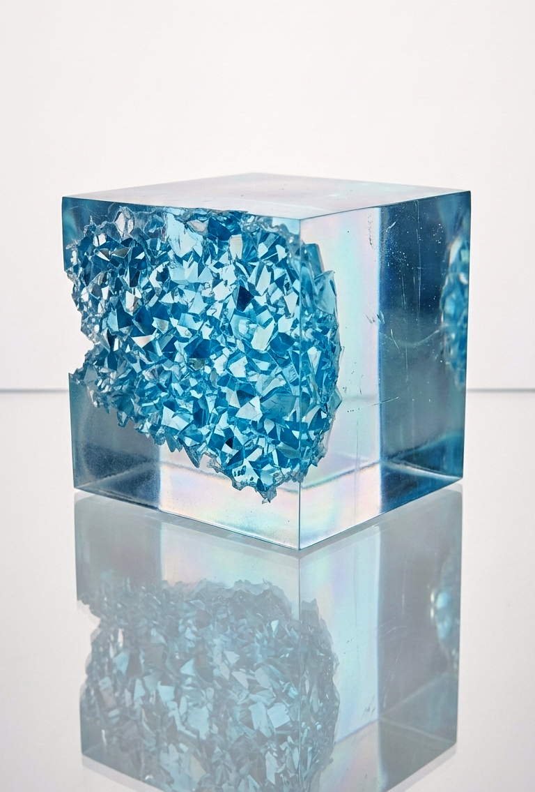 Geode Cube Silicone Mold | Druzy Crystal