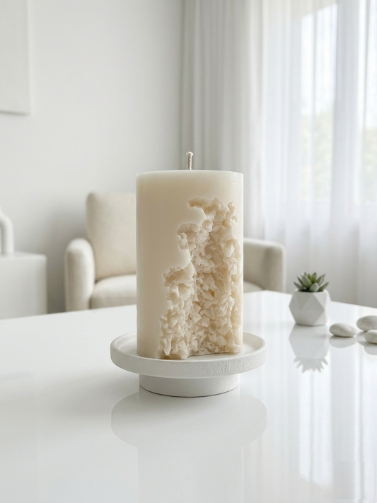 Geode Crystal Candle Silicone Mold