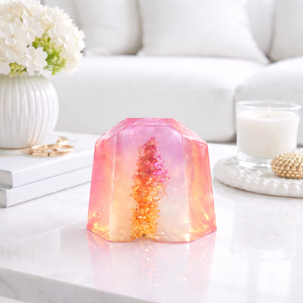 Oversized Druzy Geode Silicone Mold for Crafting Beautiful Resin Decor