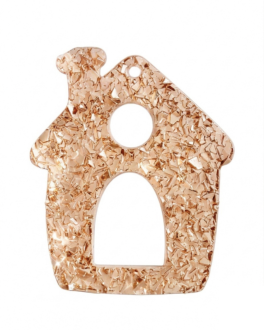 Druzy Crystal House Silicone Mold