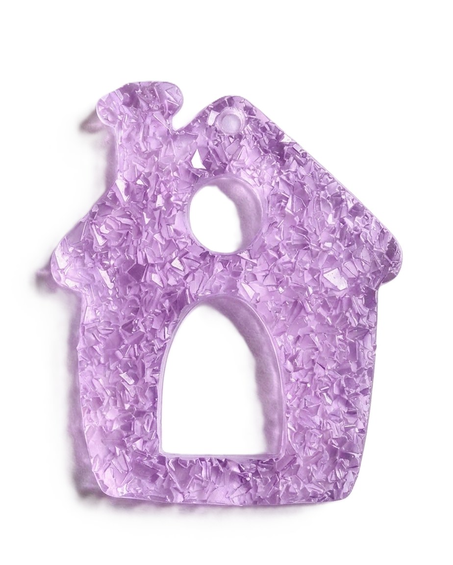 Druzy Crystal House Silicone Mold