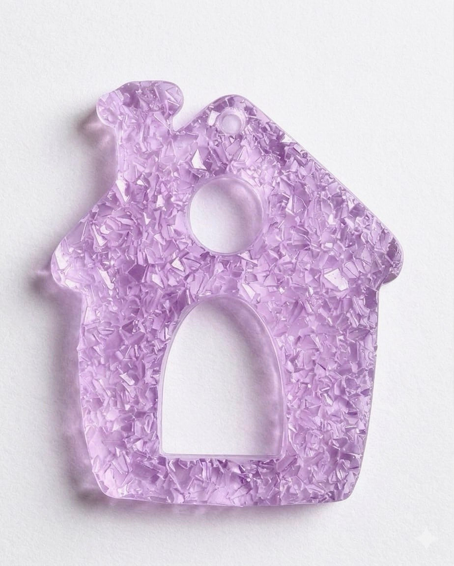 Druzy Crystal House Silicone Mold