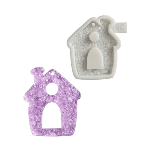 Druzy Crystal House Silicone Mold