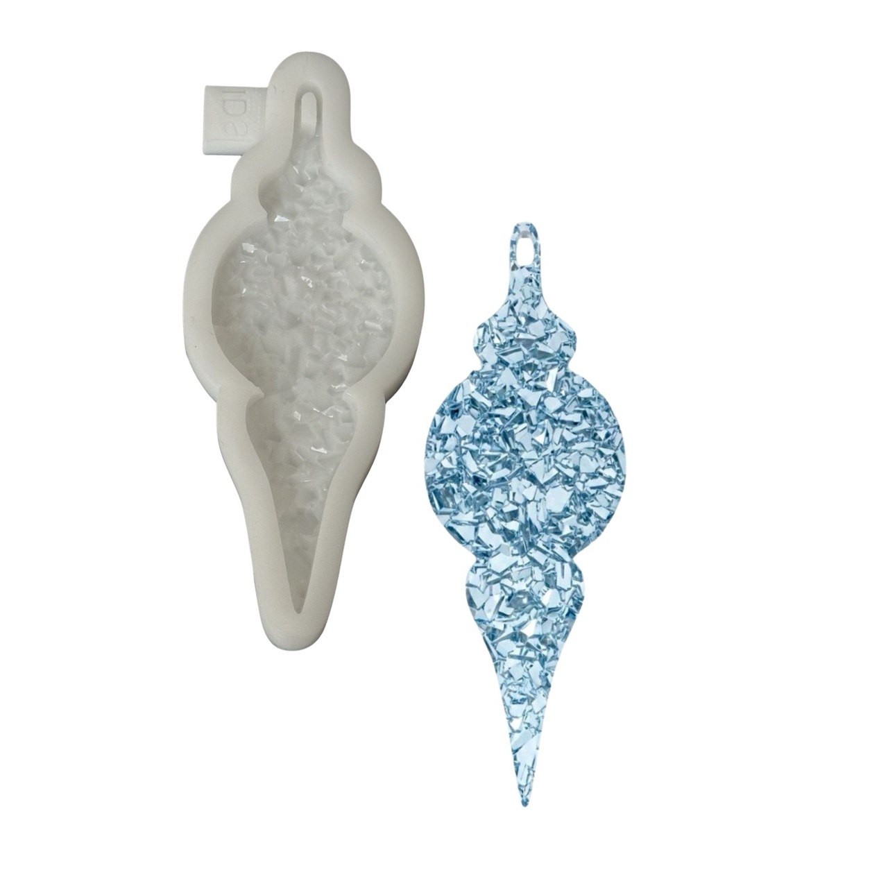 Crystal Icicle Ornament Silicone Mold