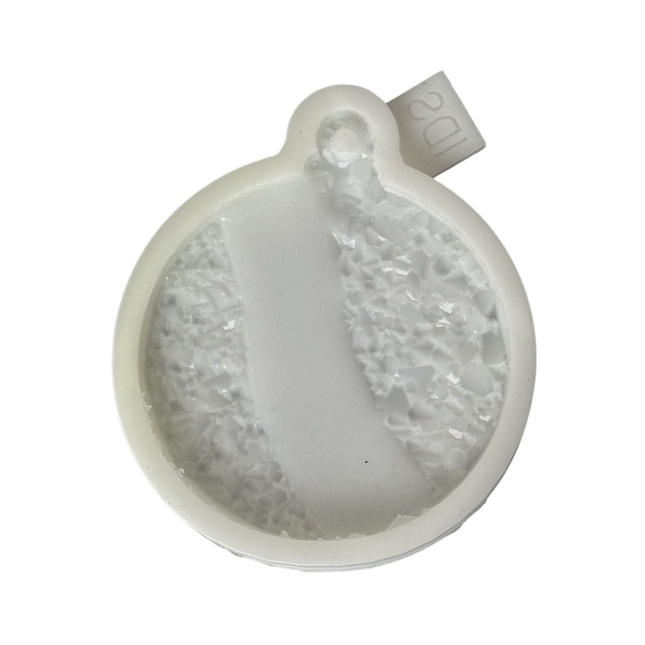 Frozen Ice Texture Christmas Bauble Silicone Mold