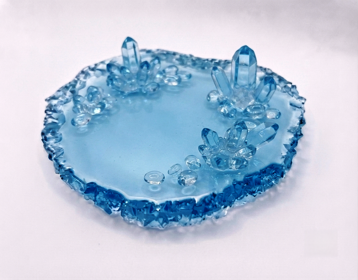 Irregular Crystal Edge Tray Silicone Mold – 16 cm