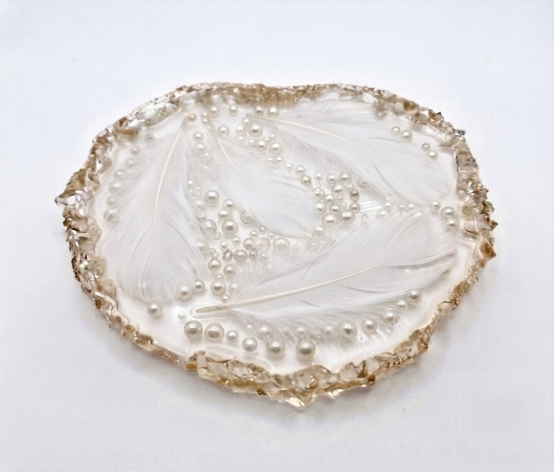 Irregular Crystal Edge Tray Silicone Mold – 16 cm