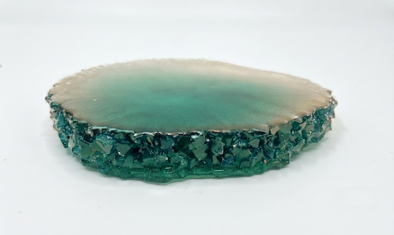 Irregular Crystal Edge Tray Silicone Mold – 16 cm
