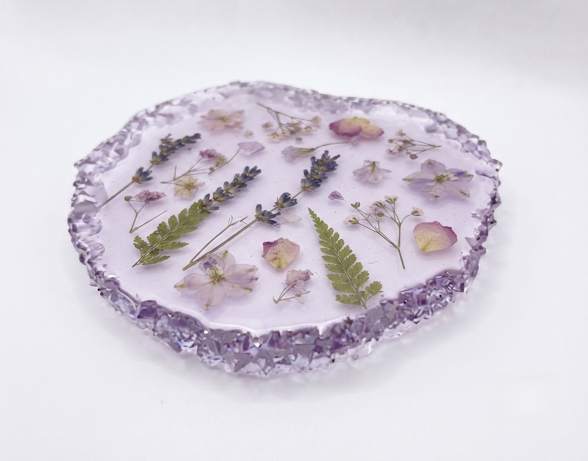 Irregular Crystal Edge Tray Silicone Mold – 16 cm