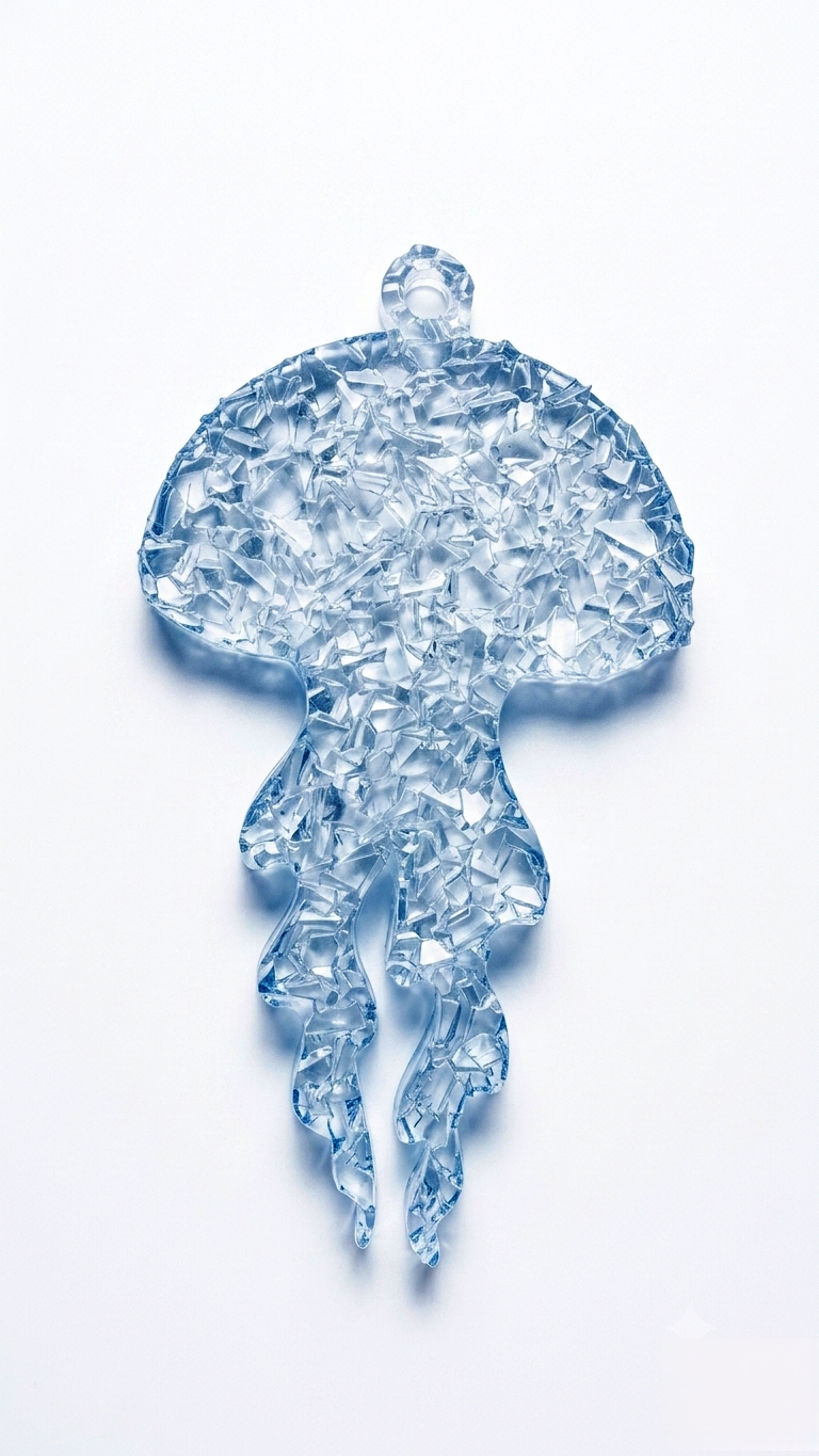 Jellyfish Silicone Mold – Druzy Crystalline Texture