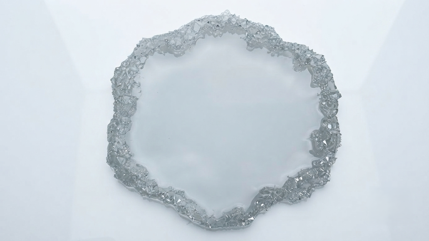 Extra Large Crystal Edge Tray Silicone Mold