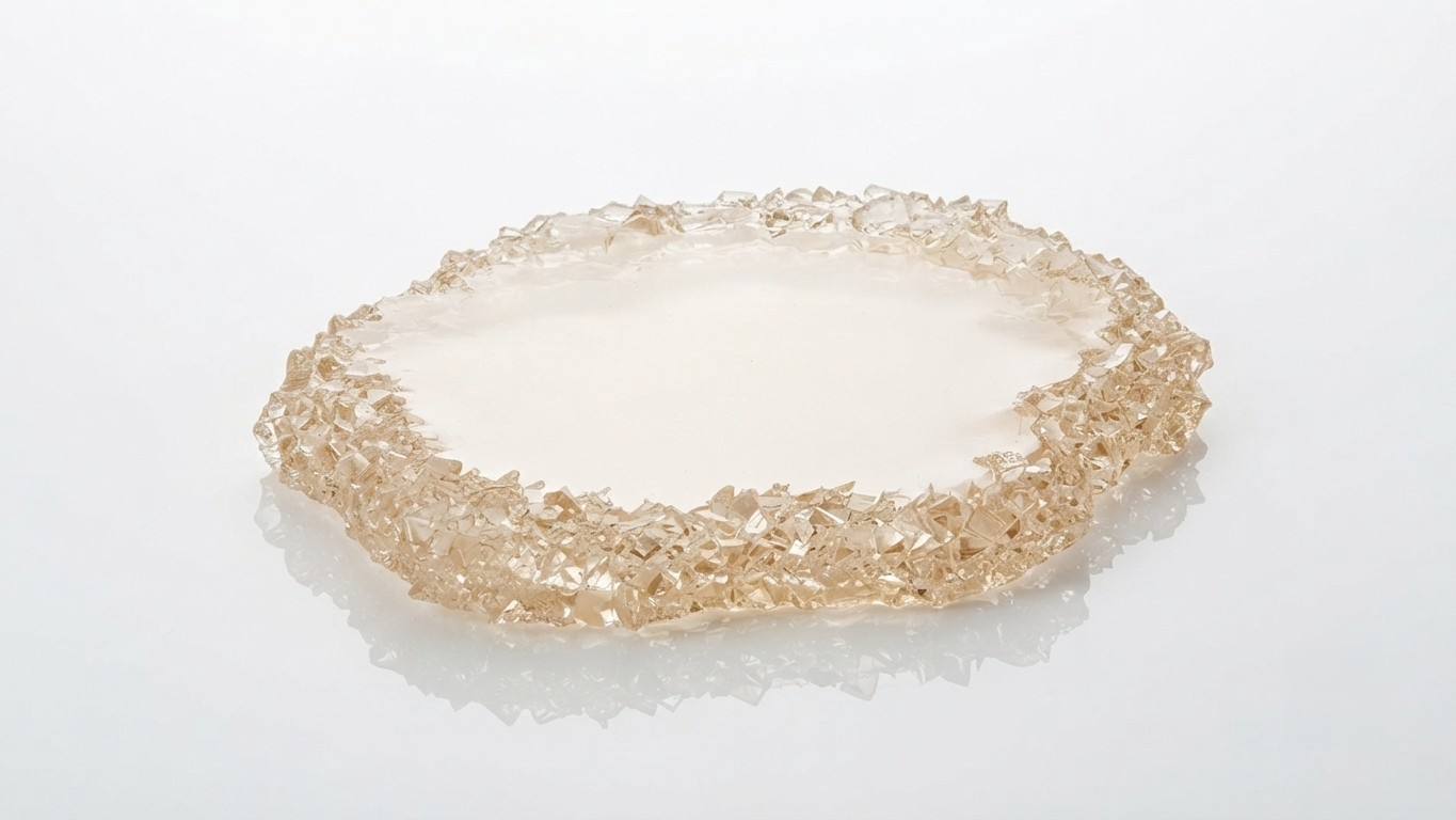 Extra Large Crystal Edge Tray Silicone Mold