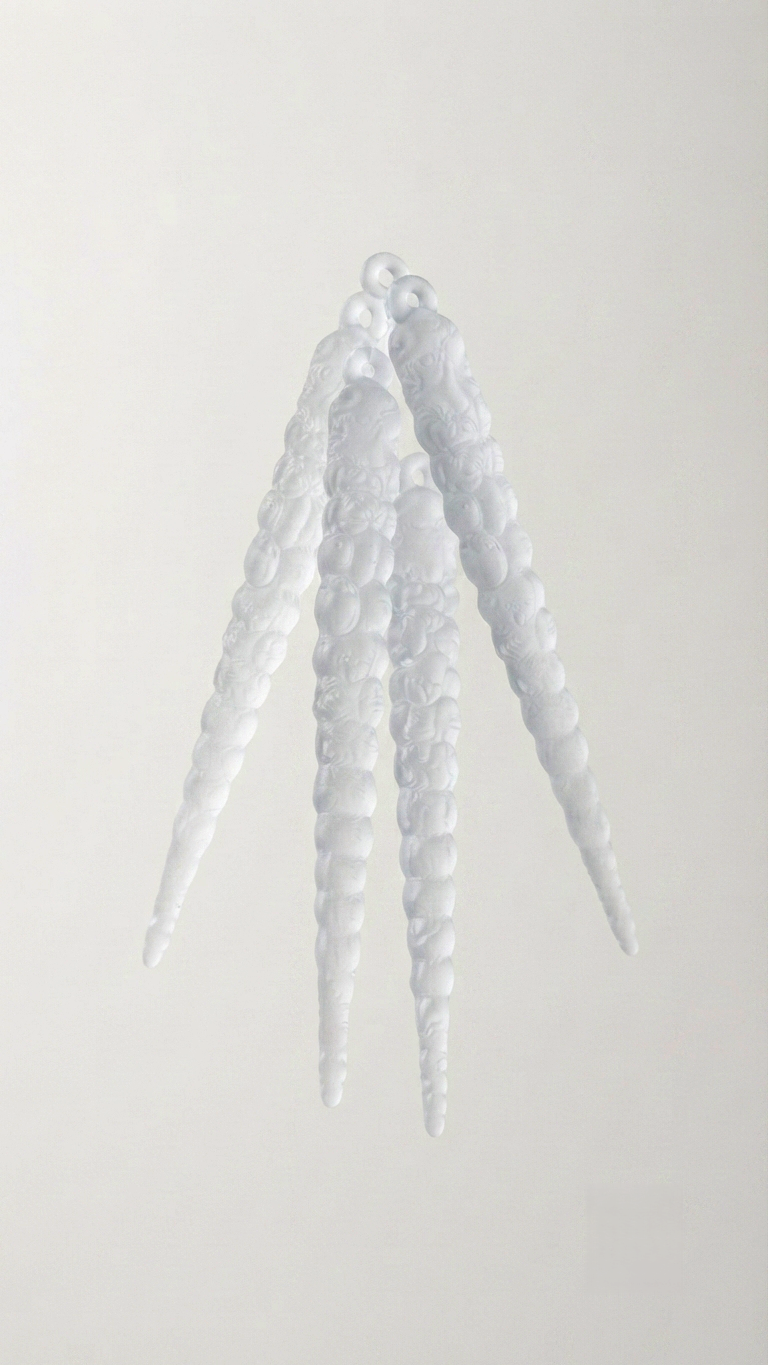 Long Crystal Icicles Silicone Mold | Set of 4 Icicle Casting Moulds