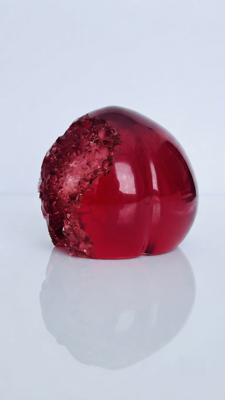 Crystal Geode Peach Silicone Mold