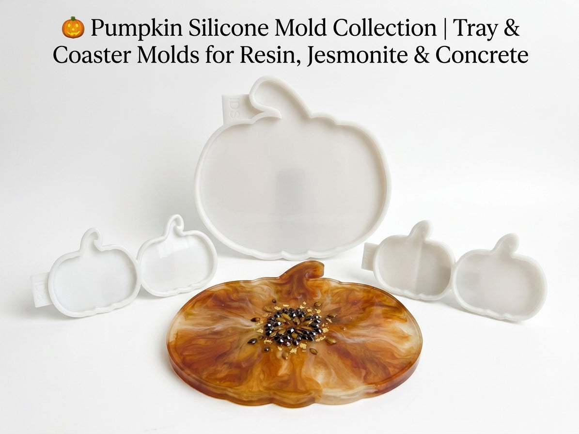 Pumpkin Silicone Mold Tray Coaster Mold