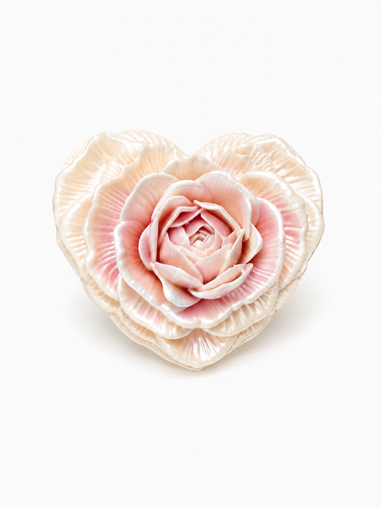 Rose Heart Silicone Mold