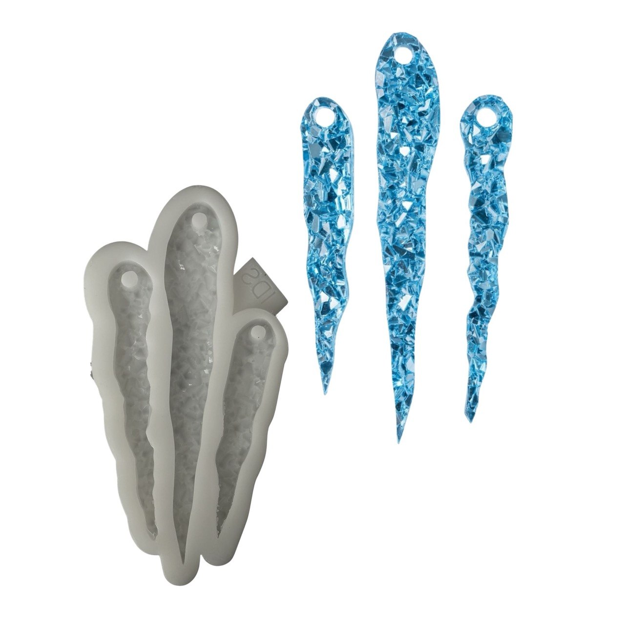 3 Icicle Silicone Mold