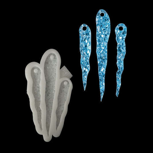3 Icicle Silicone Mold