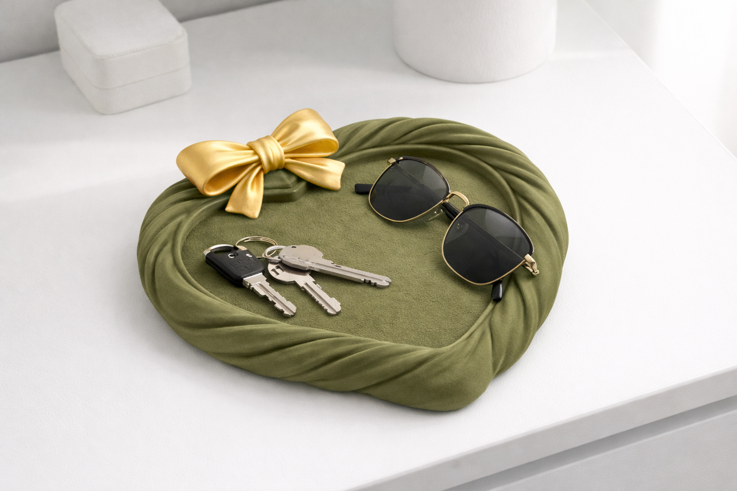 Silicone Mold Matte Bow Tray