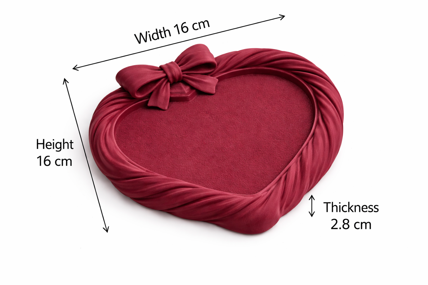 Silicone Mold Matte Bow Tray