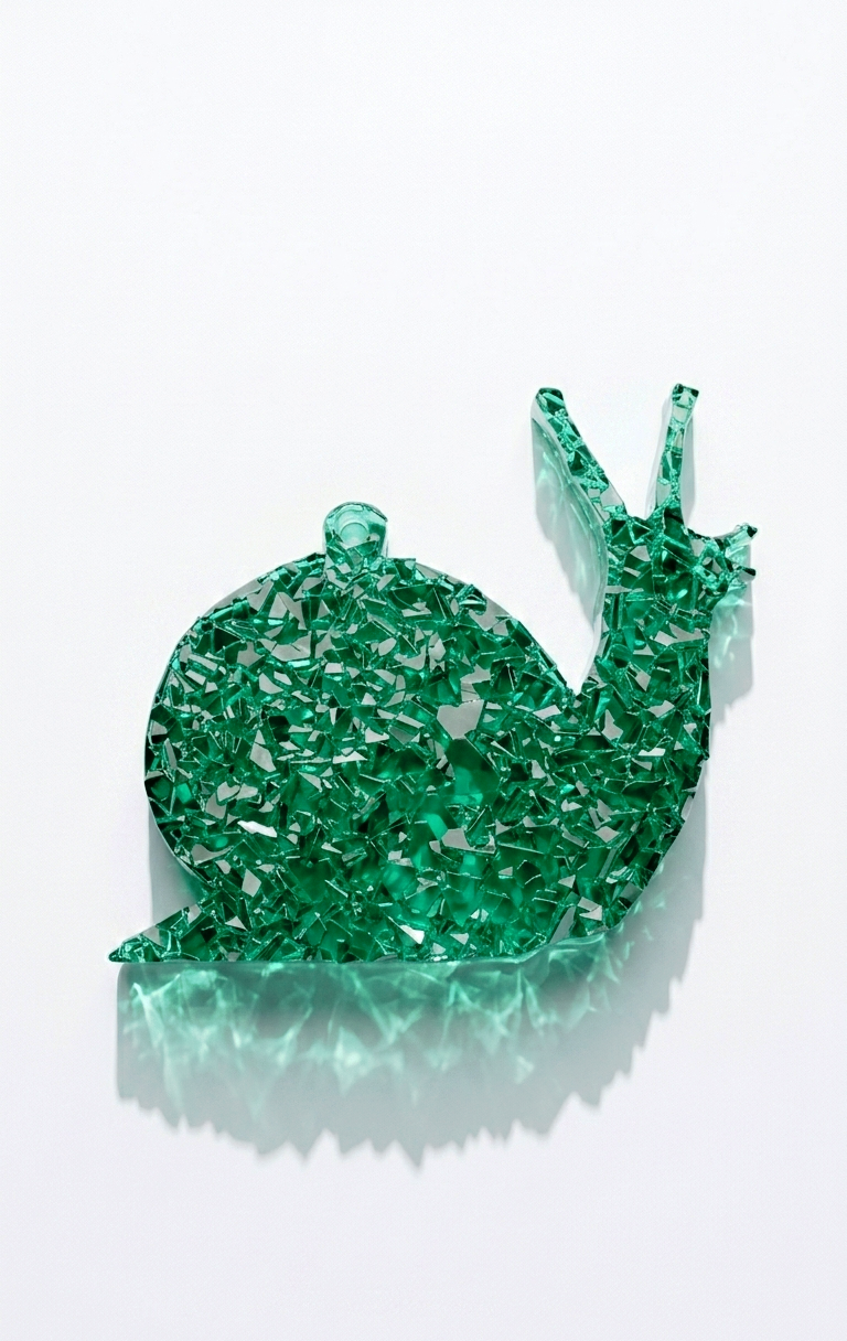 Silicone Mold Crystal Druzy Snail