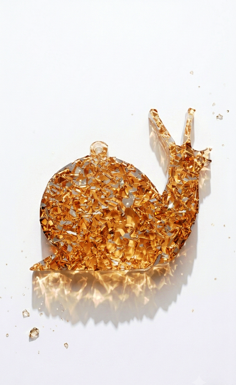 Silicone Mold Crystal Druzy Snail