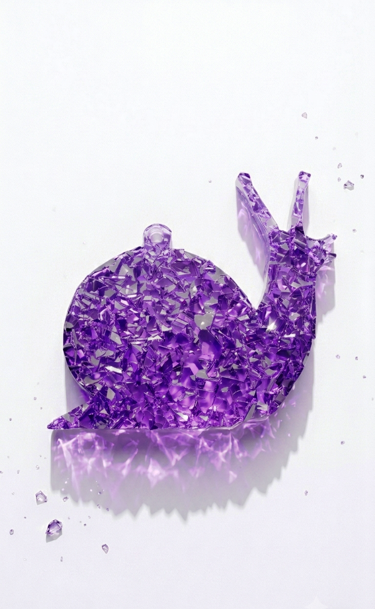 Silicone Mold Crystal Druzy Snail