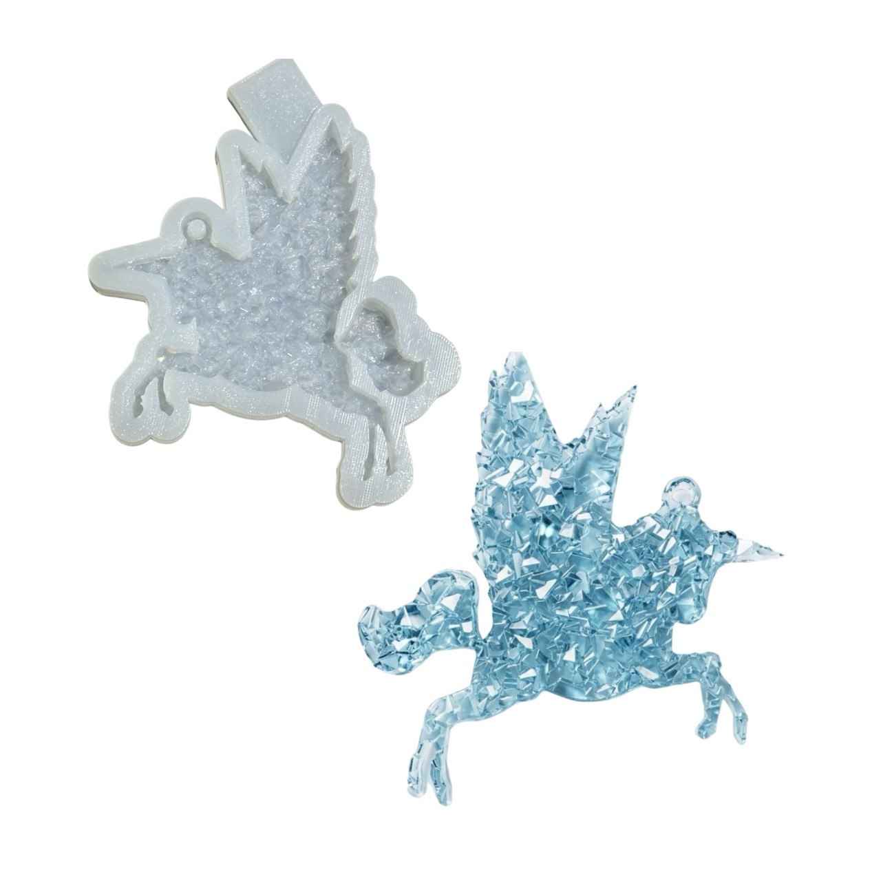 Crystal Unicorn Silicone Mold for Resin