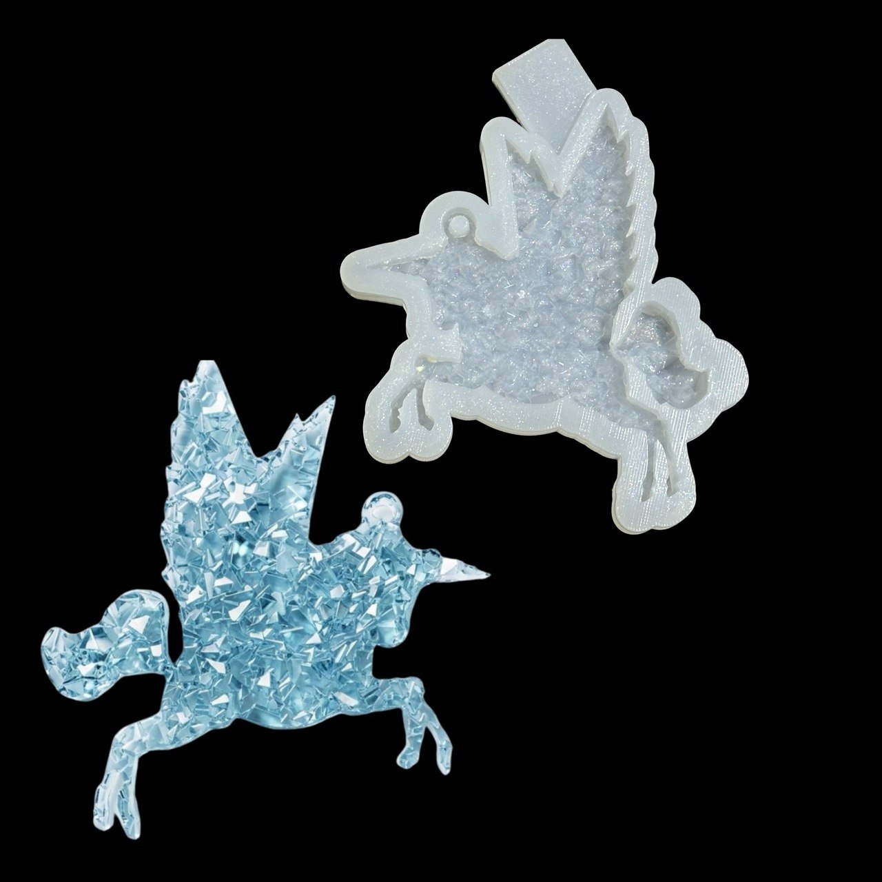 Crystal Unicorn Silicone Mold for Resin