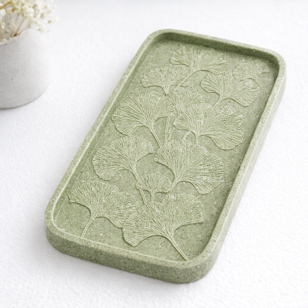 Silicone Mold Ginkgo Leaf Tray