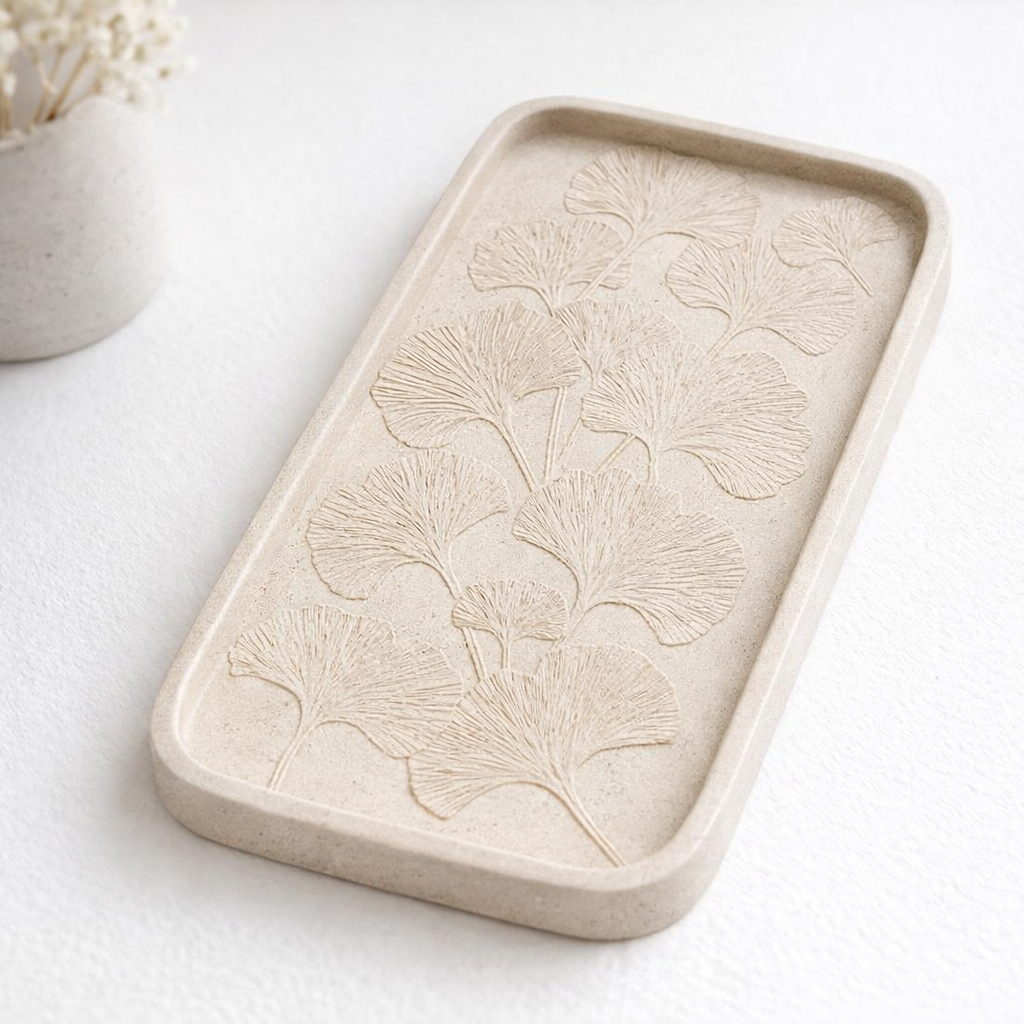 Silicone Mold Ginkgo Leaf Tray