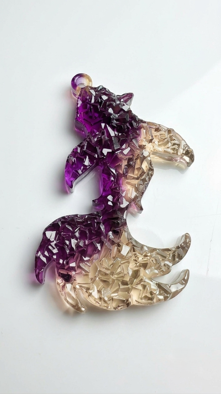Druzy Silicone Mold Goldfish