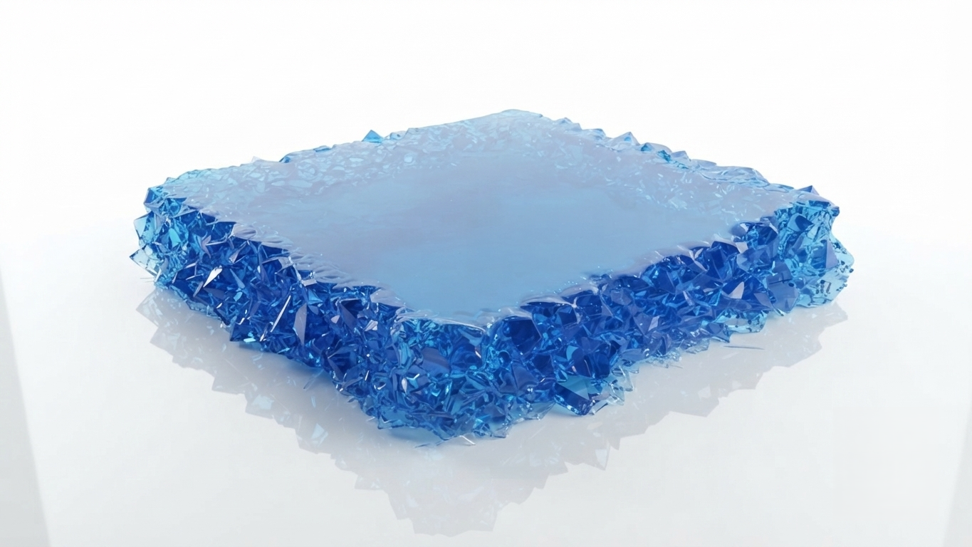 Silicone Mold Square Crystal Edge Tray – 11 cm