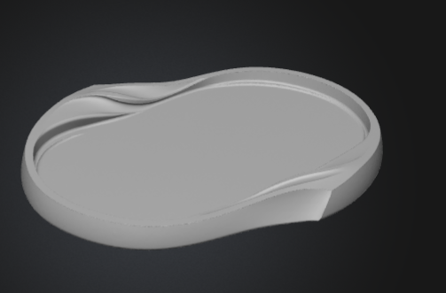 Matte Silicone Mold Stone Tray