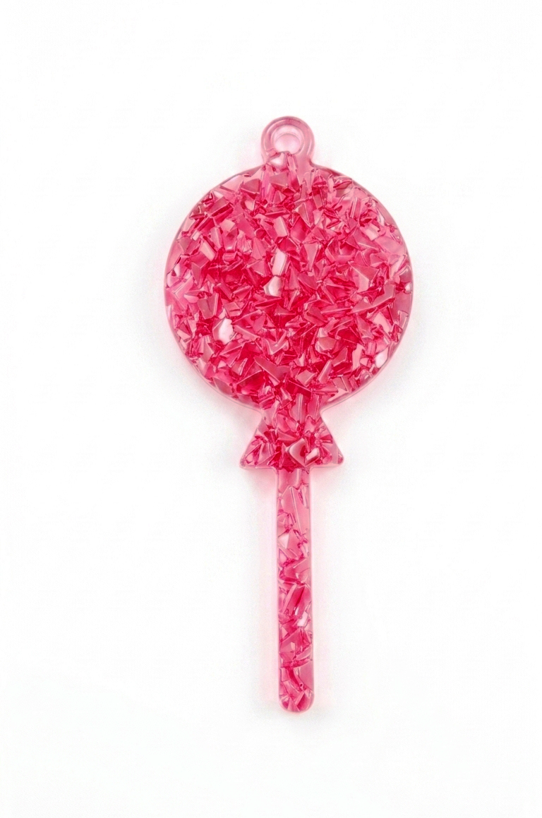 Silicone Mold: Lollipop Crystalline Druzy Texture