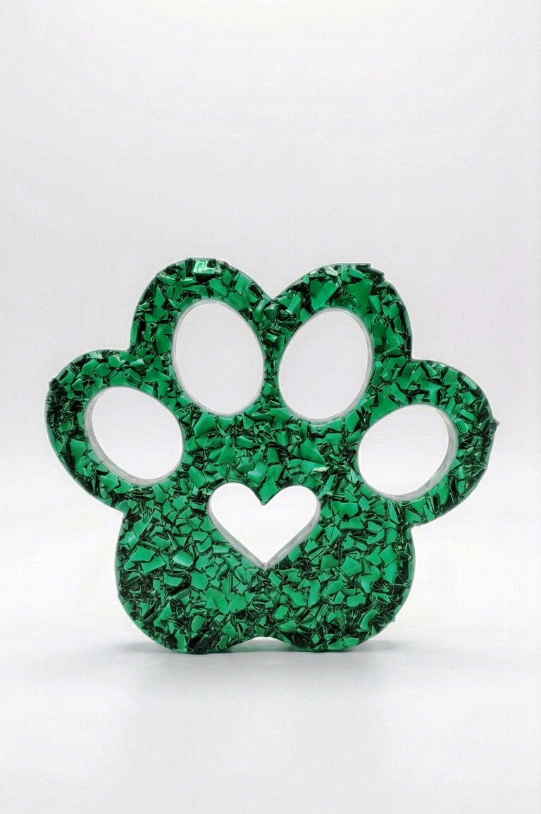 Paw Print Heart Silicone Mold