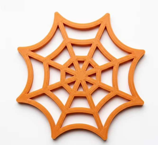 Large Spider Web Coaster Silicone Mold