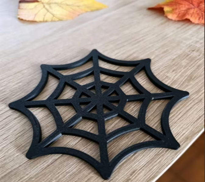 Large Spider Web Coaster Silicone Mold