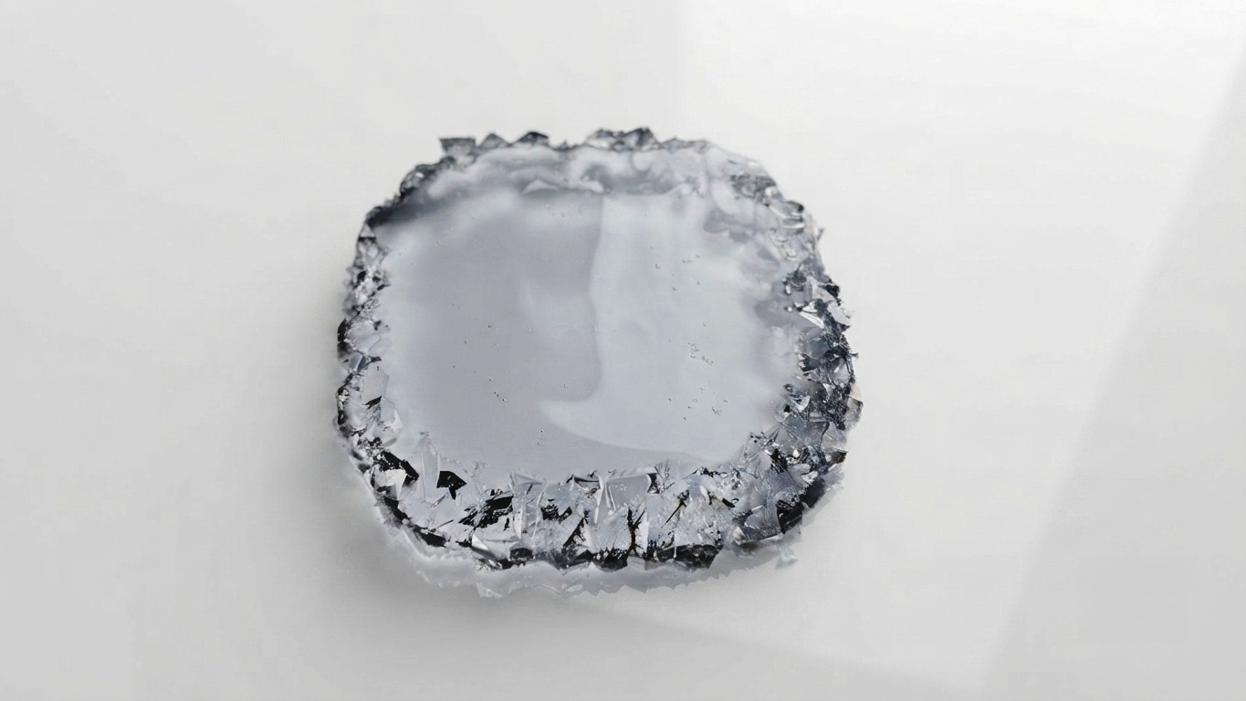 Square Crystal Edge Trinket Dish Silicone Mold