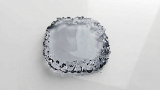 Square Crystal Edge Trinket Dish Silicone Mold